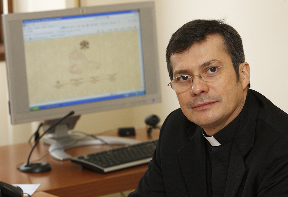 Msgr. Lucio Ruiz is pictured in a 2009 file photo. (CNS/Paul Haring)