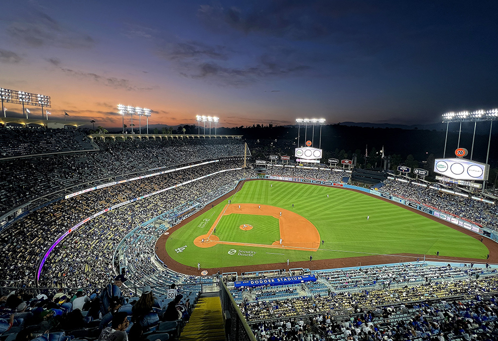 Dodger Stadium is pictured May 16 in Los Angeles. (OSV News/Gary A. Vasquez-USA Today Sports via Reuters)
