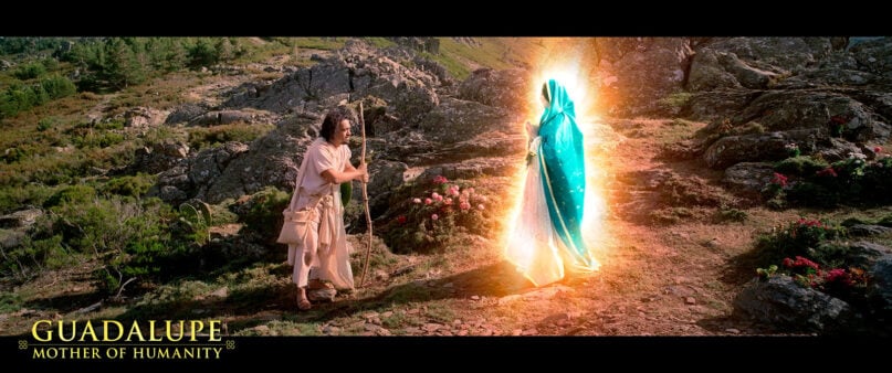 a dramatized scene from “Guadalupe: Mother of Humanity.” 