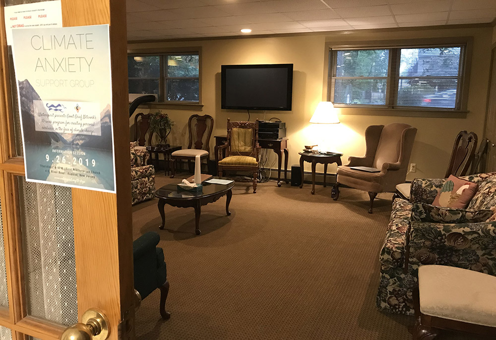 The space for Waterspirit's first Eco-Anxiety Support Group in 2019 (Courtesy of Waterspirit)