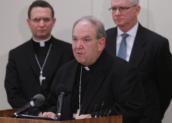 Archbishop Bernard A. Hebda (CNS photo/Dave Hrbacek, The Catholic Spirit)