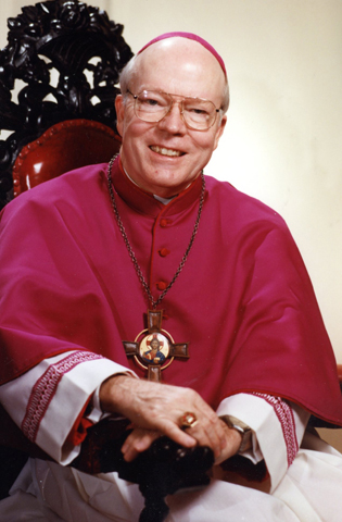 Retired Archbishop Francis B. Schulte in an undated photo. (CNS files)