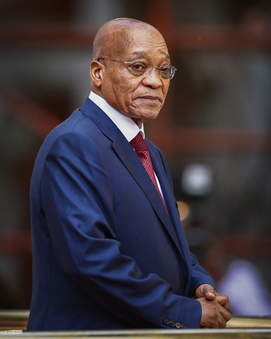 South African President Jacob Zuma is seen in Cape Town, South Africa, Feb. 12, 2015. (CNS/Pool via EPA)