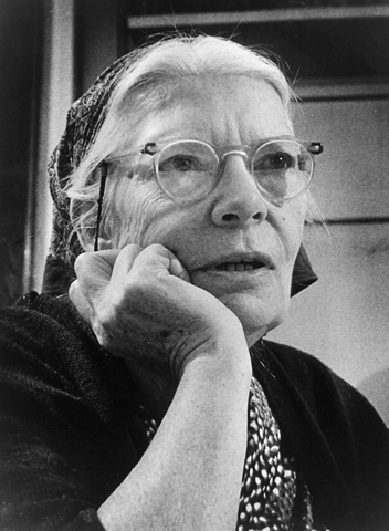 Dorothy Day, co-founder of the Catholic Worker Movement, is pictured in an undated photo. (CNS/Milwaukee Journal) 