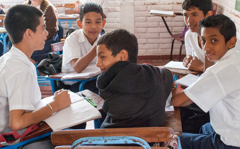 Boys in the secondary school of San Nicolás, Nicaragua (Tom Boswell)