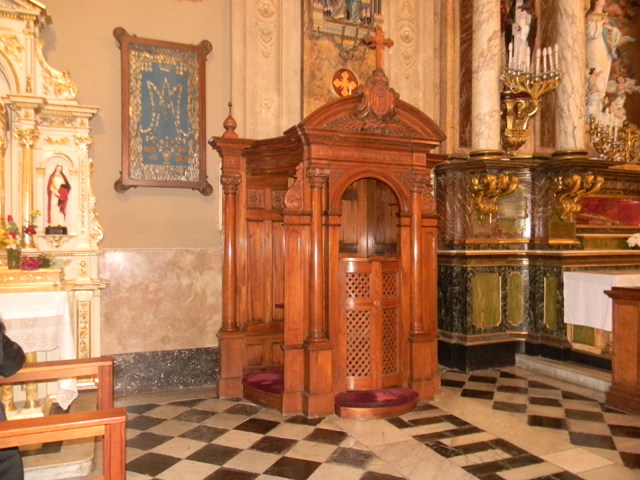 The San Jose de Flores confessional where Bergoglio decided to become a priest