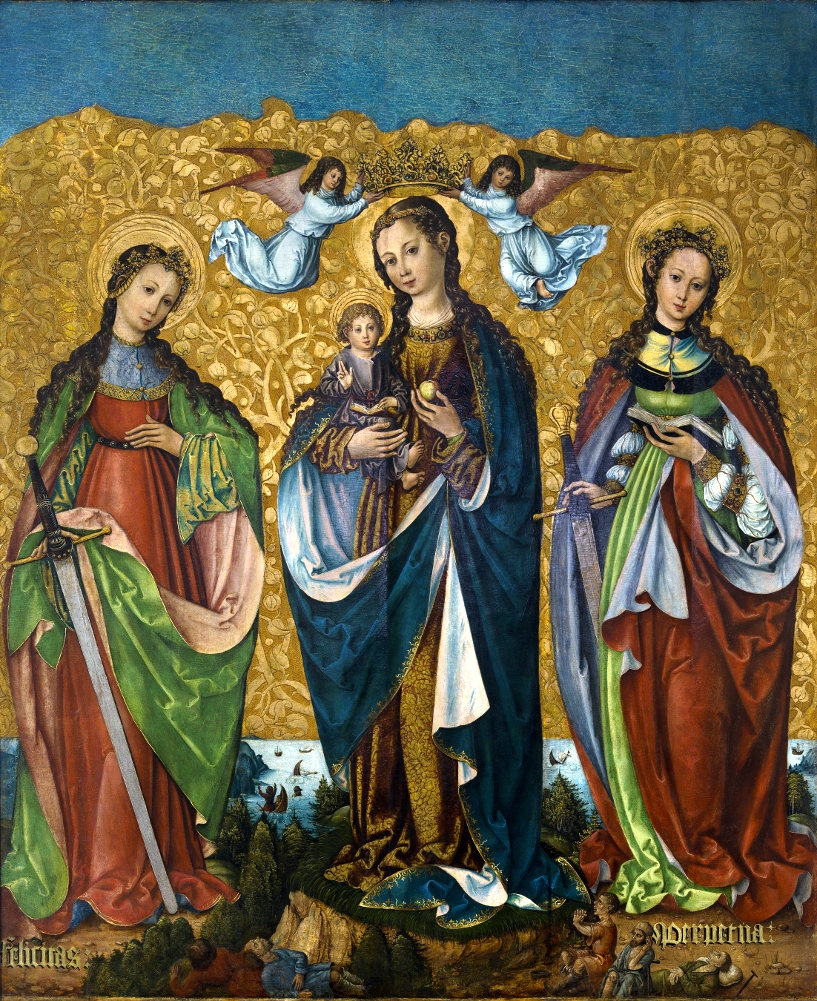 Mary and Child with Saints Felicity and Perpetua (Sacra Conversazione). [Public domain], via Wikimedia Commons