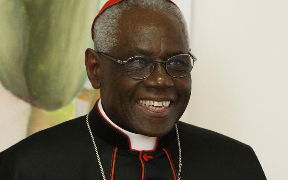 Cardinal Robert Sarah, former head of the Congregation for Divine Worship and the Sacraments, is pictured in a file photo. (CNS/Paul Haring)