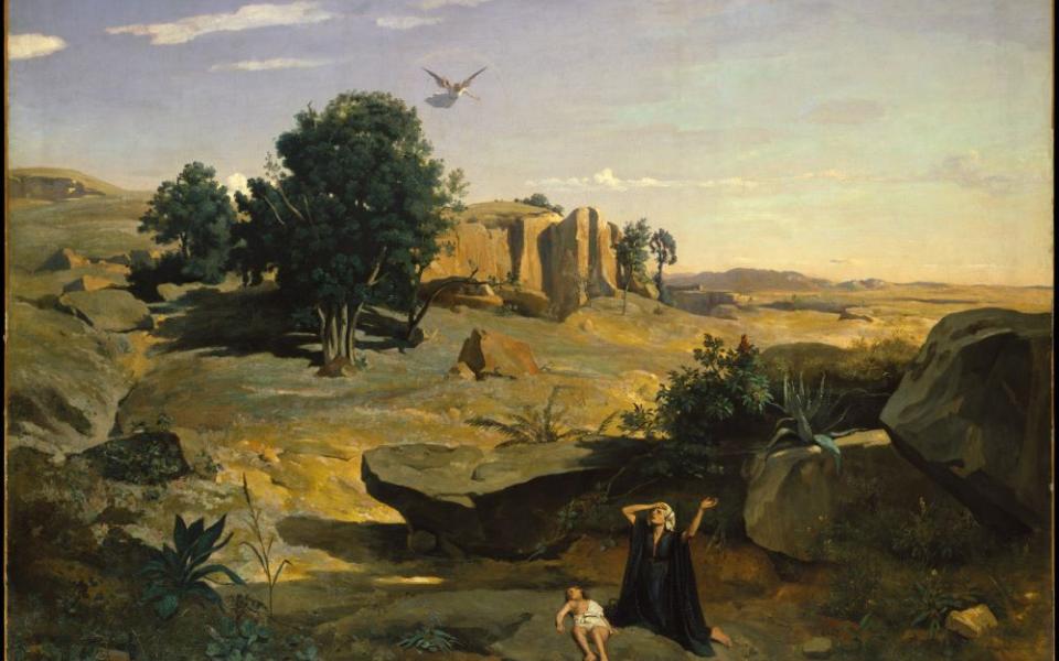 "Hagar in the Wilderness," 1835, by Camille Corot (The Metropolitan Museum of Art/Rogers Fund, 1938)