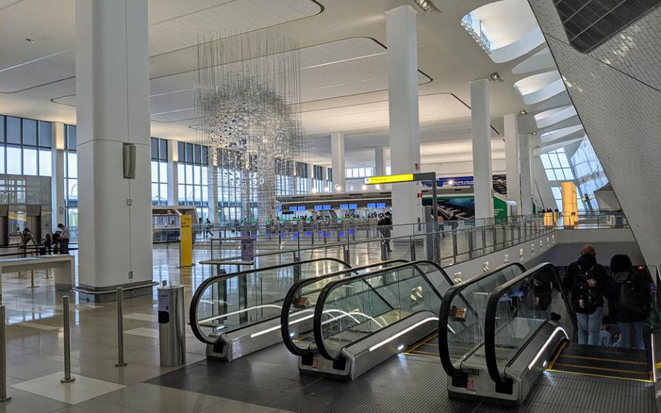 LaGuardia Airport's revamped Terminal B (Wikimedia Commons/Eden, Janine and Jim)