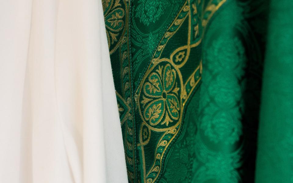 Priest's vestments (Unsplash/Grant Whitty)