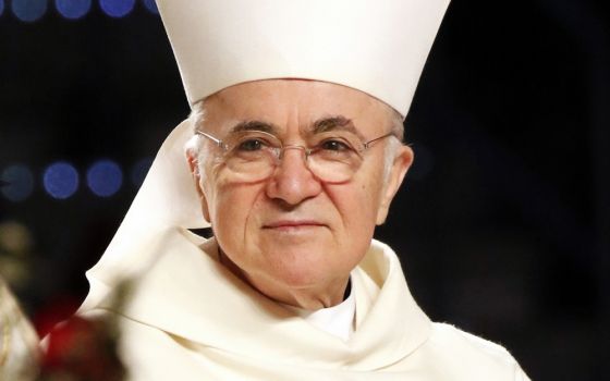 Archbishop Carlo Maria Viganò in Washington, D.C., in 2016 (CNS/Gregory A. Shemitz)