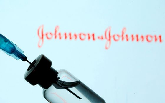 The Johnson & Johnson COVID-19 vaccine is seen in this illustration photo. (CNS/Dado Ruvic, Reuters)