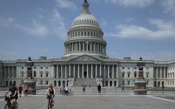 The U.S. Capitol is seen in Washington, D.C., July 24. (CNS/Tyler Orsburn)