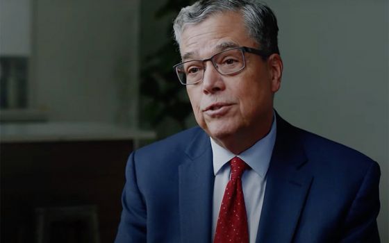 Peter Kilpatrick, the new president of the Catholic University of America in Washington, is seen in this March 29 introduction video released by the university. (CNS screengrab/YouTube, Catholic University of America)