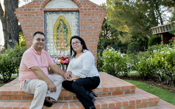 Deacon Moises and Rosalina Guadarrama know of the stories of hundreds of migrant farmworkers who work long, grueling hours in the agricultural sites of Yolo County in the Sacramento Diocese. (Catholic Herald/Cathy Joyce)