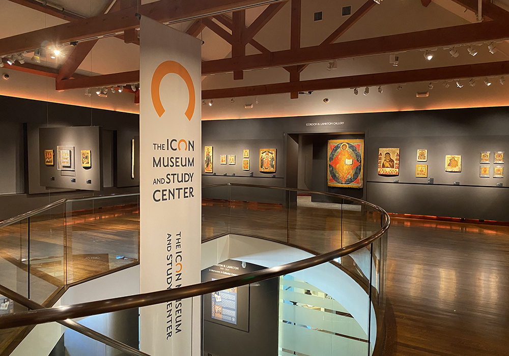 The Gordon B. Lankton Gallery is pictured, located in the upper level of the Icon Museum and Study Center in Clinton, Massachusetts, the only museum in the United States devoted to icons and Eastern Christian art. (Michael Centore)