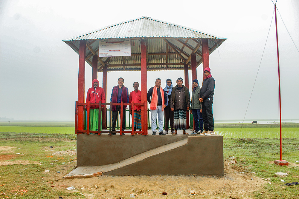 Caritas Bangladesh provides shelters to prevent deaths from lightning strikes