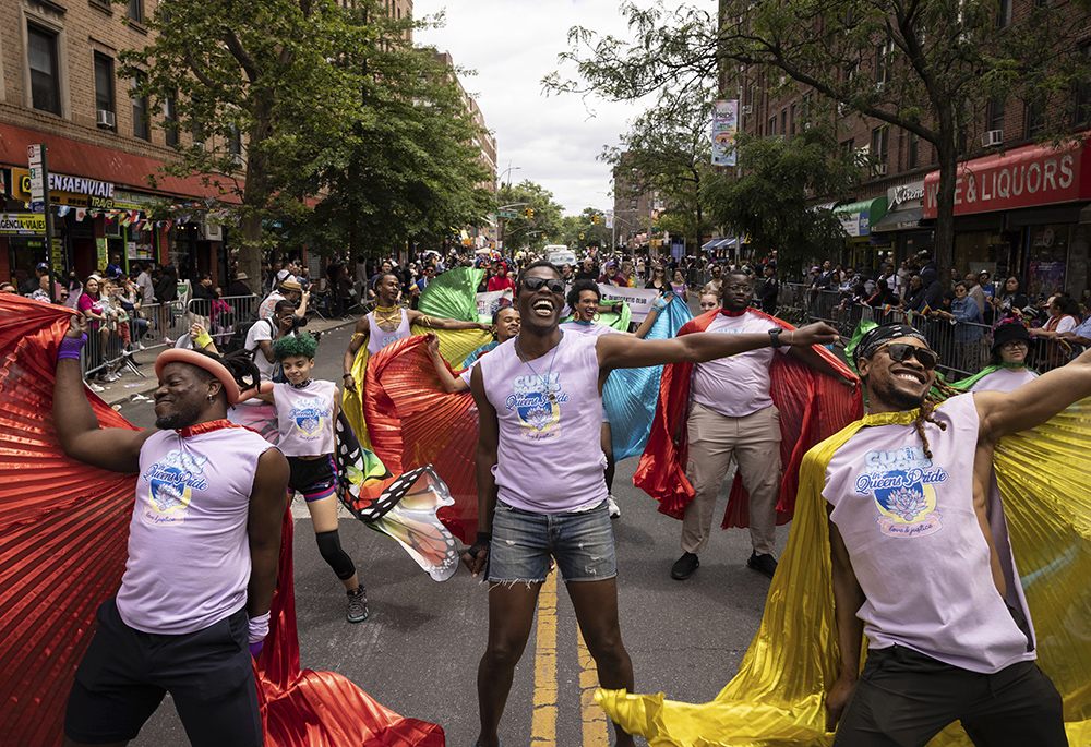 Performers march during the 31st annual Queens Pride Parade and Multicultural Festival June. 4, 2023, in New York. (AP photo/Yuki Iwamura)