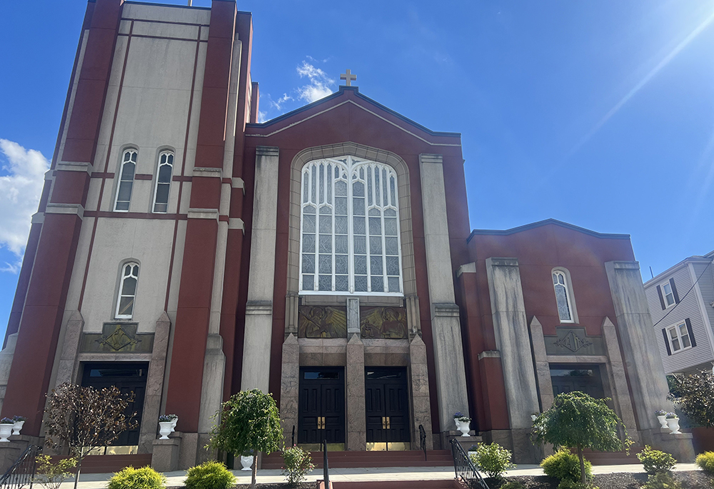 St. Michael Church in Fall River, Massachusetts, is seen in a photo taken June 27. Fr. Jay Mello, pastor of St. Michael and St. Joseph parishes in the Diocese of Fall River, has been placed on administrative leave after allegations of sexual misconduct involving an adult. (OSV News/Brian Fraga)