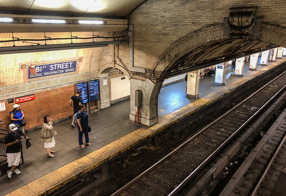 Passengers wait on the platform at a subway station in Manhattan, New York, June 17. (Wikimedia Commons/Famartin)