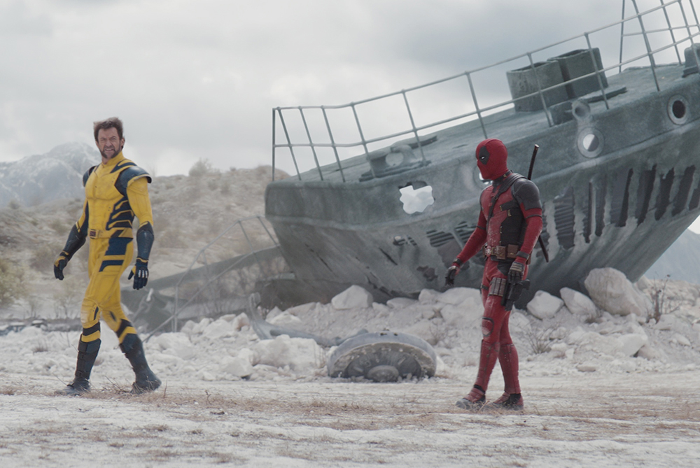 "Deadpool & Wolverine," the latest offering from the sprawling Marvel Cinematic Universe, finds an unlikely allyship between the silly Deadpool and the mysterious Wolverine. (Disney)