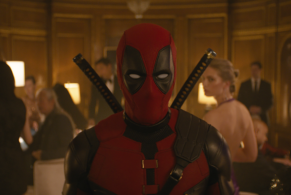 Ryan Reynolds stars as Deadpool in "Deadpool & Wolverine." Reynolds also produced and co-wrote the film. (Disney)