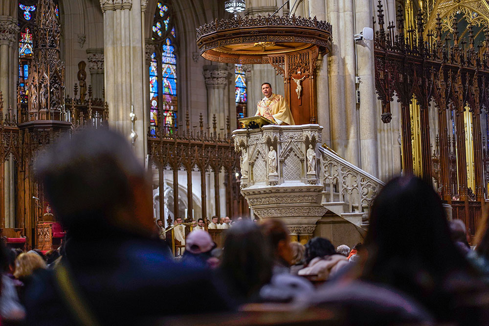 Napa Institute's eucharistic procession fills Midtown New York streets ...