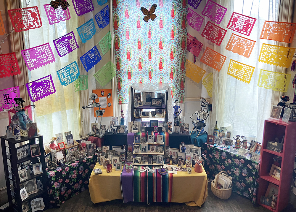 A Dia de los Muertos altar at the Los Angeles Catholic Worker (Courtesy of Los Angeles Catholic Worker)