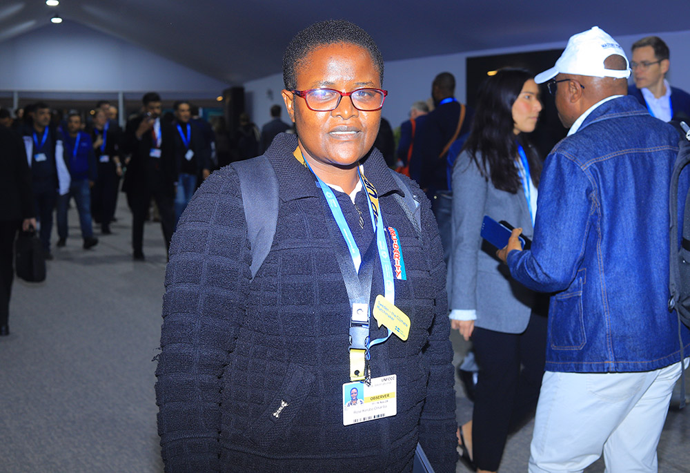 Rose Omariba, Laudato Si Movement Kenya's chapter leader, is pictured during COP 29 in Baku, Azerbaijan, Nov. 11-22. (NCR photo/Doreen Ajiambo)