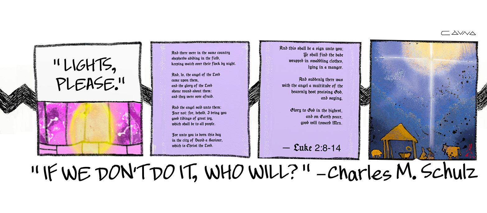 Many on the production team felt uneasy about the show's animated characters quoting from the Gospel, worried that it would sink the show. But Charles M. Schulz offered a clarion reply: "If we don't do it, who will?" (Michael Cavna)