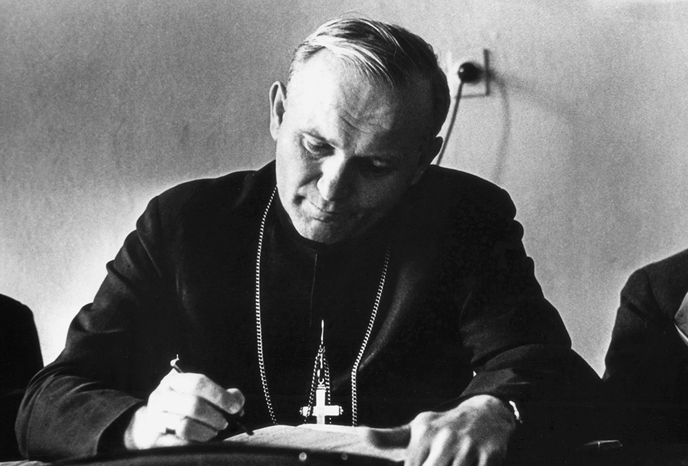 As bishop of Krakow in the 1960s, Karol Wojtyla, the future Pope John Paul II, was a prolific writer. He is pictured in an undated photo. (OSV News/CNS file)