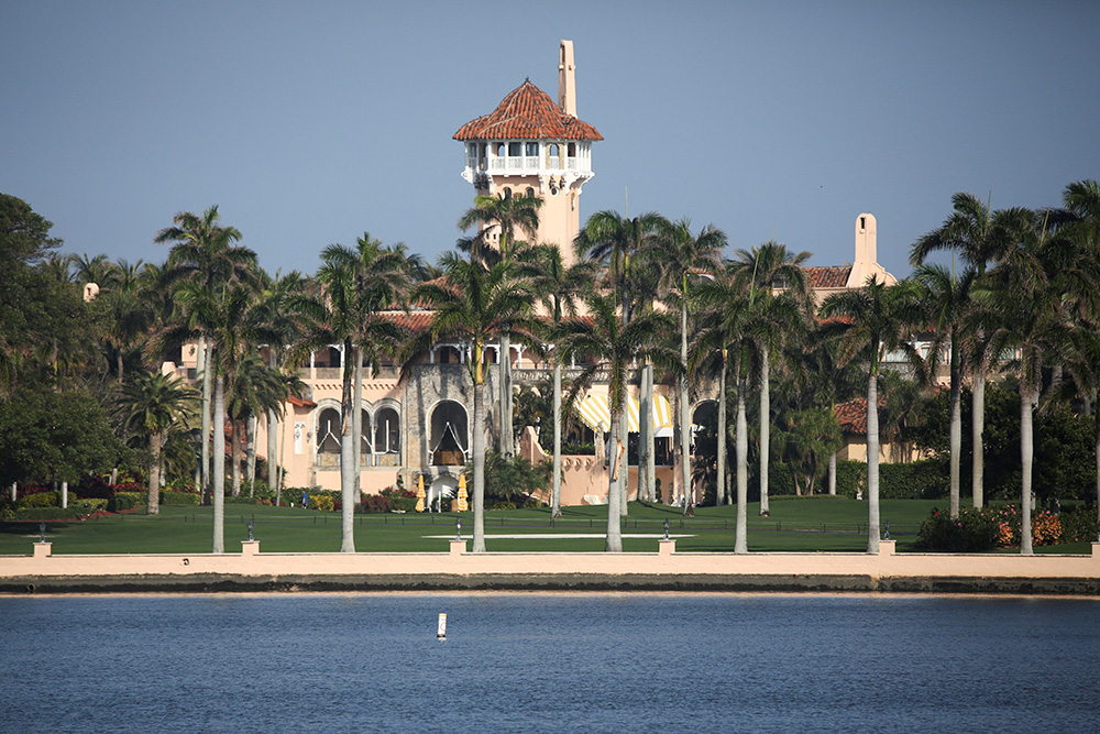 U.S. President Donald Trump's Mar-a-Lago resort is seen in Palm Beach, Fla., Feb. 8, 2021. (CNS/Reuters/Marco Bello)