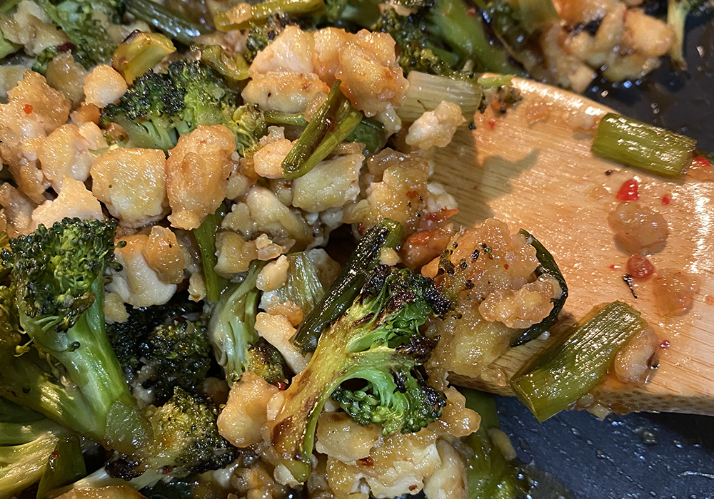 Sweet chili tofu broccoli stir-fry (NCR photo/Stephanie Yeagle)