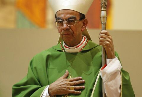 Cardinal Gregorio Rosa Chávez of San Salvador, El Salvador, is pictured in Rome in a July 2, 2017, photo. (CNS/Paul Haring)