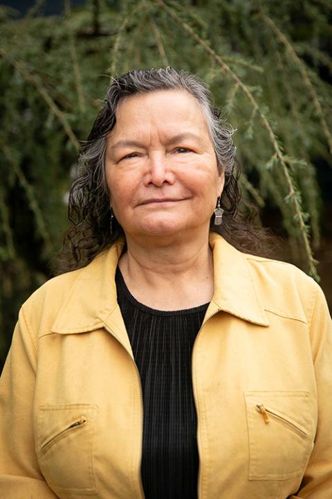 Bev Sellars, a former chief of the Xat'sull (Soda Creek) First Nation in Canada, was abused at an Oblate-run Catholic school as a young girl. (Courtesy of Bev Sellars)