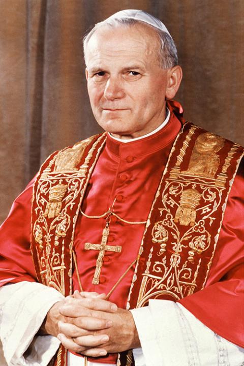 Pope John Paul II is pictured in a Vatican photograph following his election Oct. 16, 1978. Cardinal Karol Wojtyla of Krakow, Poland, became the 263rd successor of St. Peter. (CNS file) 