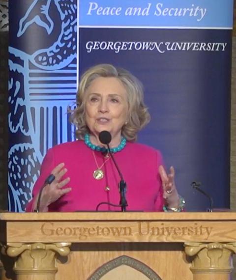 Hillary Clinton Honors International Women's Rights Leaders at