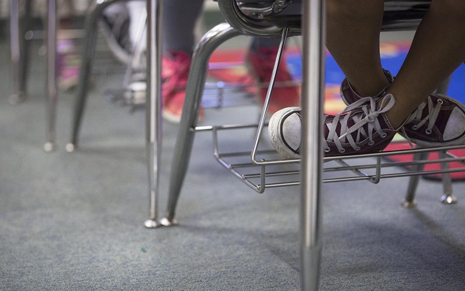 Students attend class at a Catholic School in this 2018 photo. The Archdiocese of Portland, Oregon, is the latest to issue a document on gender identity, which will impact LGBTQ young people and those who instruct them. (CNS/Tyler Orsburn)