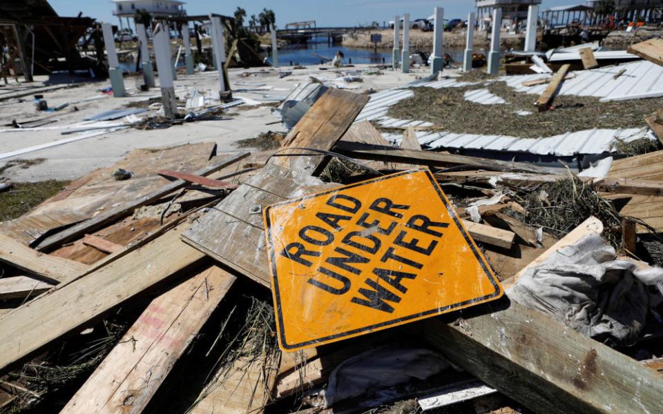 Debris is seen Sept. 29, 2024, where homes were destroyed after Hurricane Helene passed through the Florida Panhandle, severely impacting the community of Keaton Beach. (OSV News photo/Octavio Jones, Reuters)