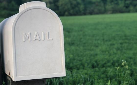 White mailbox in a green grassy field (Unsplash/Mikaela Wiedenhoff)