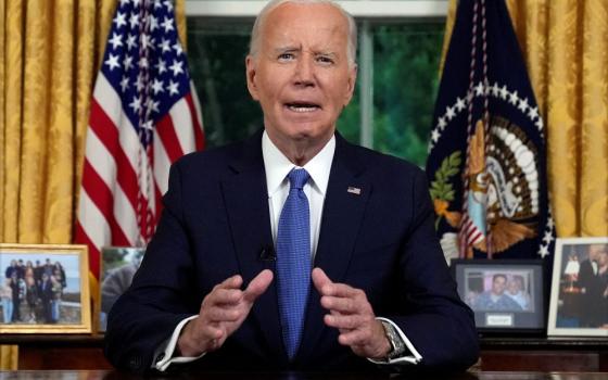 Joe Biden speaks from Oval Office