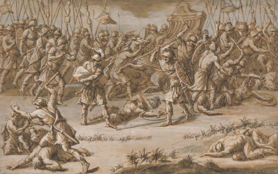 Illustration to "The Iliad" (between 1760 and 1769) by John Michael Rysbrack (Flemish, 1694-1770) 