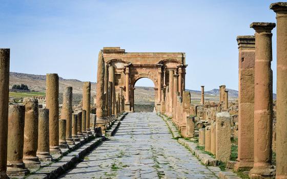 Ruins of the Roman Empire in the province of Batna, Algeria (Jamil Kabar)