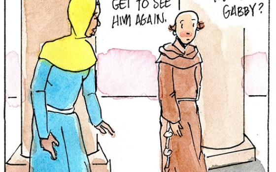 Francis, the comic strip: Gabby hopes she and Leo will get to see Francis again.