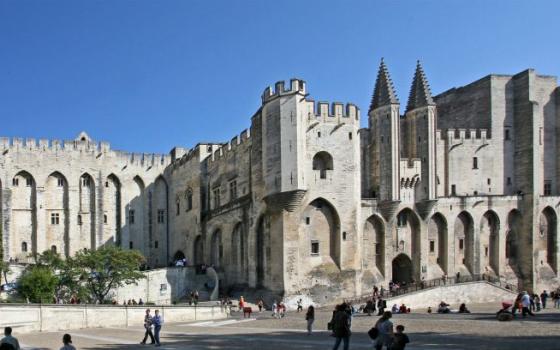 papal palace at Avignon