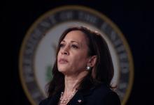 U.S. Vice President Kamala Harris is pictured in a June 3, 2021, photo. (OSV News/Reuters/Evelyn Hockstein)